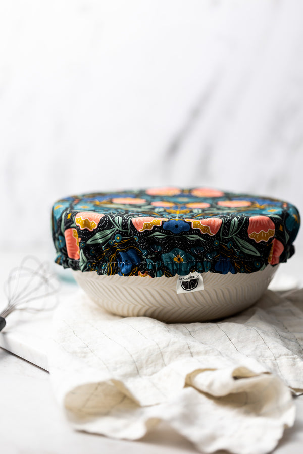 Reusable Dish Cover - Night Blooms